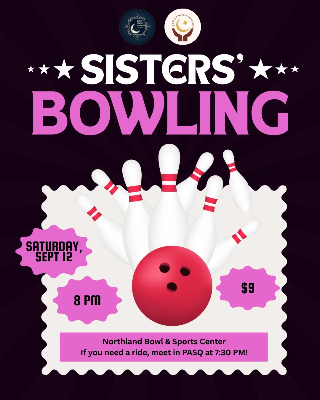 Sisters' Bowling, Fall 2026